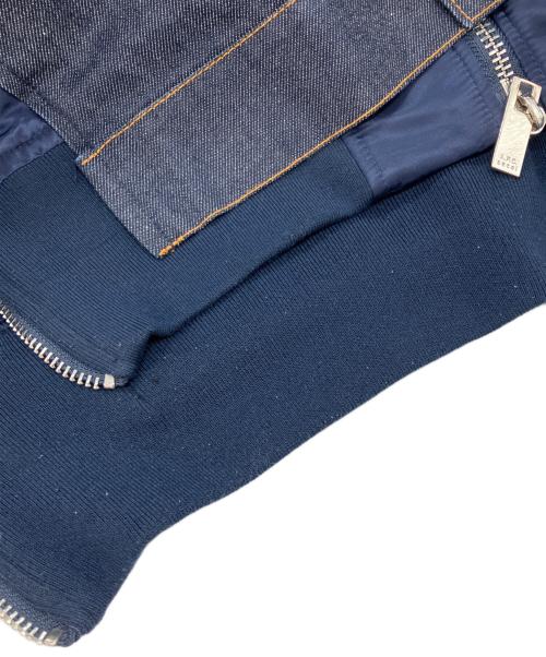 A.P.C.（アーペーセー）A.P.C. (アーペーセー) sacai (サカイ) MA-1ドッキングデニムジャケット インディゴ サイズ:XSの古着・服飾アイテム