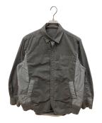 sacaiサカイ）の古着「Garment Dye Rip Stop Twill Shirt」｜グレー