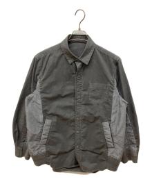 sacai（サカイ）の古着「Garment Dye Rip Stop Twill Shirt」｜グレー