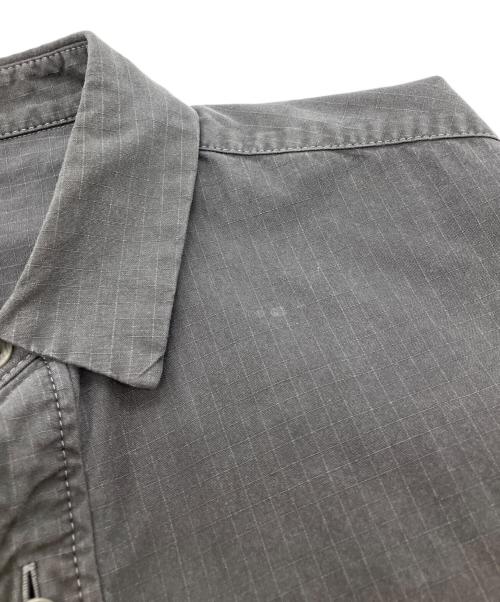 sacai（サカイ）sacai (サカイ) Garment Dye Rip Stop Twill Shirt グレー サイズ:1の古着・服飾アイテム