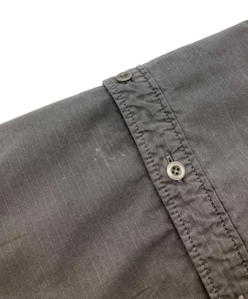 sacai（サカイ）sacai (サカイ) Garment Dye Rip Stop Twill Shirt グレー サイズ:1の古着・服飾アイテム