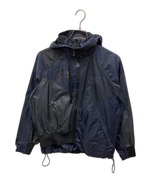 NIKE（ナイキ）NIKE (ナイキ) sacai (サカイ) 再構築アノラックジャケット ネイビー サイズ:Sの古着・服飾アイテム