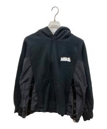 NIKE×sacai（ナイキ×サカイ）の古着「コラボプルオーバーパーカー」｜ブラック