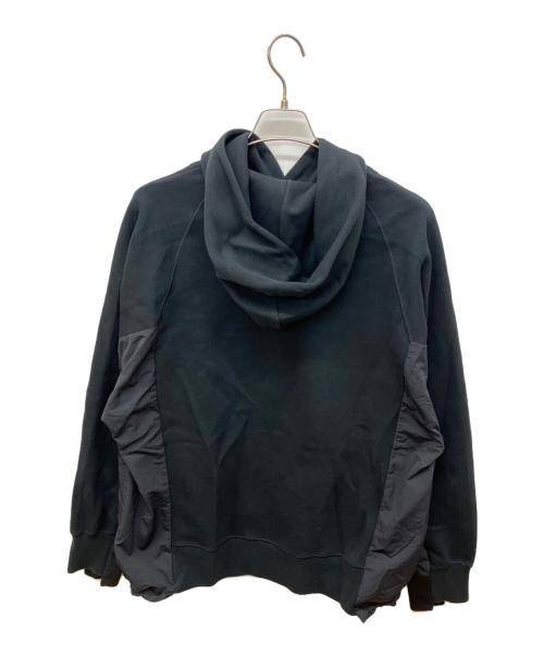 NIKE（ナイキ）NIKE (ナイキ) sacai (サカイ) コラボプルオーバーパーカー ブラック サイズ:Lの古着・服飾アイテム