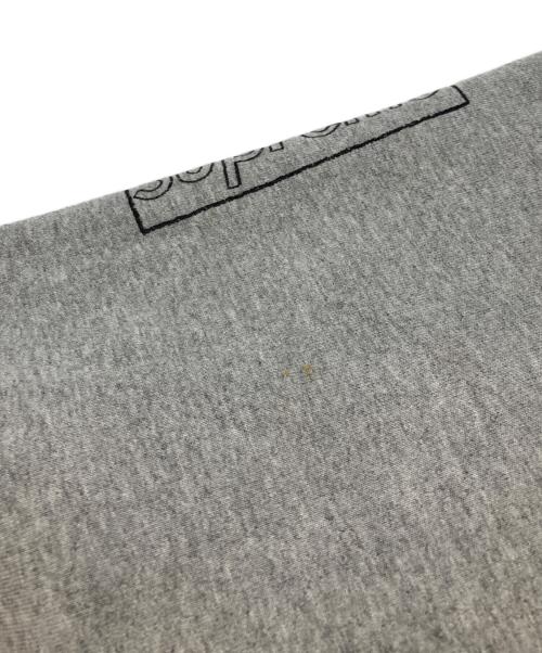 SUPREME（シュプリーム）Supreme (シュプリーム) KAWS (カウズ) 21SS Challk Box Logo Hooded グレー サイズ:Mの古着・服飾アイテム