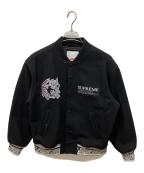 SUPREMEシュプリーム）の古着「Support Unit Varsity Jacket」｜ブラック