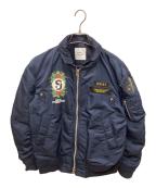 sacai×UNDERCOVERサカイ×アンダーカバー）の古着「コラボMA-1ジャケット」｜ネイビー