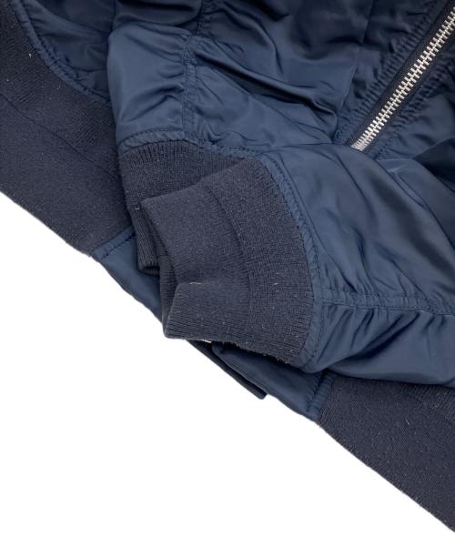 sacai（サカイ）sacai (サカイ) UNDERCOVER (アンダーカバー) コラボMA-1ジャケット ネイビー サイズ:1の古着・服飾アイテム