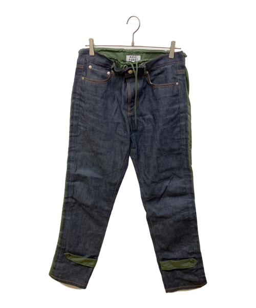 A.P.C.（アーペーセー）A.P.C. (アーペーセー) sacai (サカイ) PANTALON HARU DENIM PANTS インディゴ サイズ:Sの古着・服飾アイテム