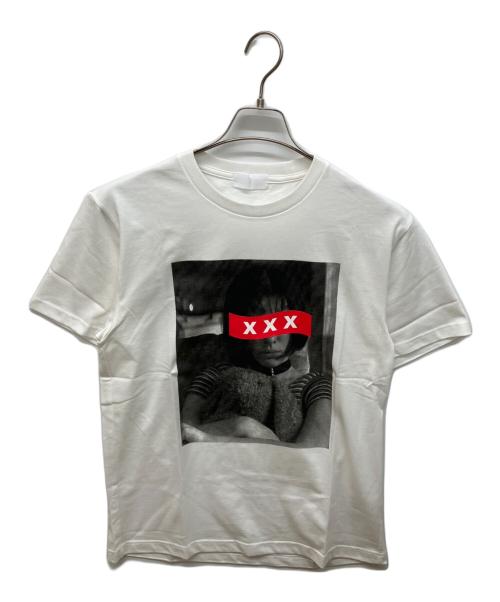GOD SELECTION XXX（ゴッド セレクション トリプルエックス）GOD SELECTION XXX (ゴッド セレクション トリプルエックス) マチルダプリントTシャツ ホワイト サイズ:Ｓ 未使用品の古着・服飾アイテム