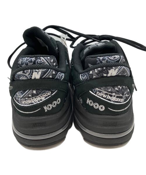 NEW BALANCE（ニューバランス）NEW BALANCE (ニューバランス) atmos (アトモス) ローカットスニーカー ブラック サイズ:25.5 未使用品の古着・服飾アイテム