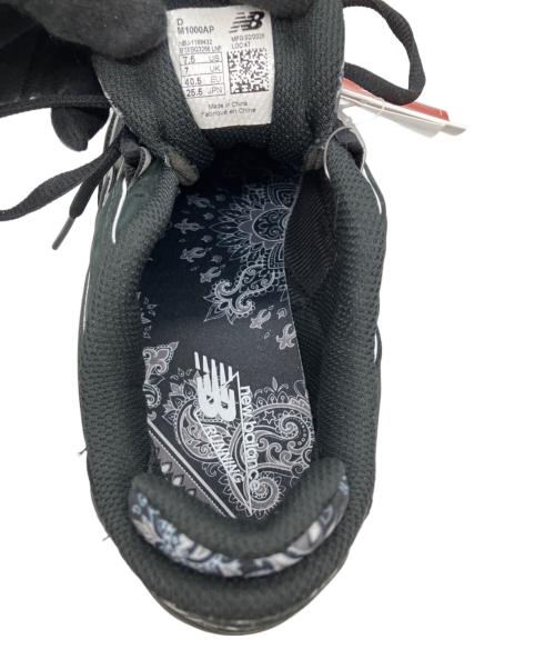NEW BALANCE（ニューバランス）NEW BALANCE (ニューバランス) atmos (アトモス) ローカットスニーカー ブラック サイズ:25.5 未使用品の古着・服飾アイテム