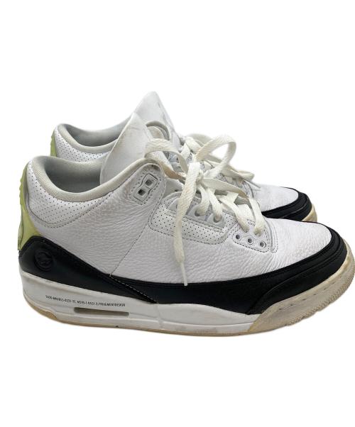 NIKE（ナイキ）NIKE (ナイキ) FRAGMENT DESIGN (フラグメントデザイン) AIR JORDAN 3 RETRO SP ホワイト サイズ:26.5の古着・服飾アイテム