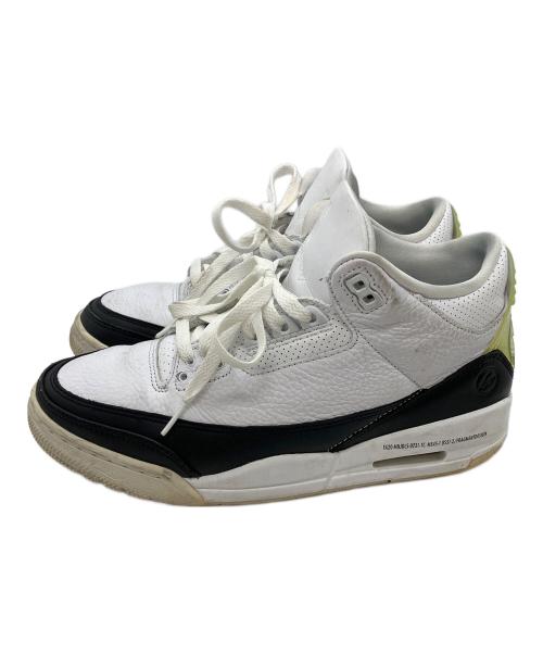 NIKE（ナイキ）NIKE (ナイキ) FRAGMENT DESIGN (フラグメントデザイン) AIR JORDAN 3 RETRO SP ホワイト サイズ:26.5の古着・服飾アイテム