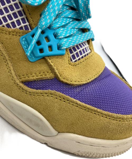 NIKE（ナイキ）NIKE (ナイキ) UNION (ユニオン) AIR JORDAN 4 RETRO SP イエロー サイズ:26.5の古着・服飾アイテム