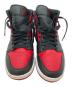 NIKE (ナイキ) AIR JORDAN1 MID レッド×ブラック サイズ:26：8000円