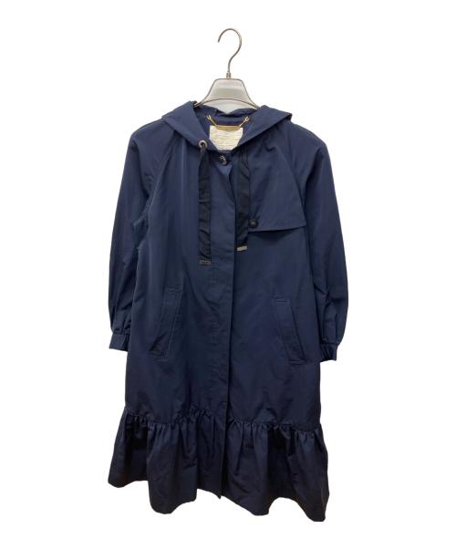 GRACE CLASS（グレースクラス）GRACE CLASS (グレースクラス) グログランフードコート ネイビー サイズ:36の古着・服飾アイテム
