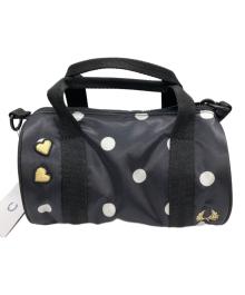 FRED PERRY（フレッドペリー）の古着「POLKA DOT AMY MINI BARREL」｜ブラック