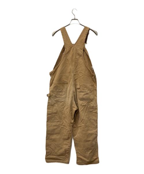 CarHartt（カーハート）CarHartt (カーハート) ダブルニーダックオーバーオール ベージュ サイズ:W38×L30の古着・服飾アイテム