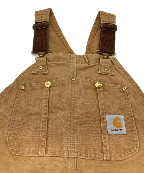 CarHartt（カーハート）CarHartt (カーハート) ダブルニーダックオーバーオール ベージュ サイズ:W38×L30の古着・服飾アイテム