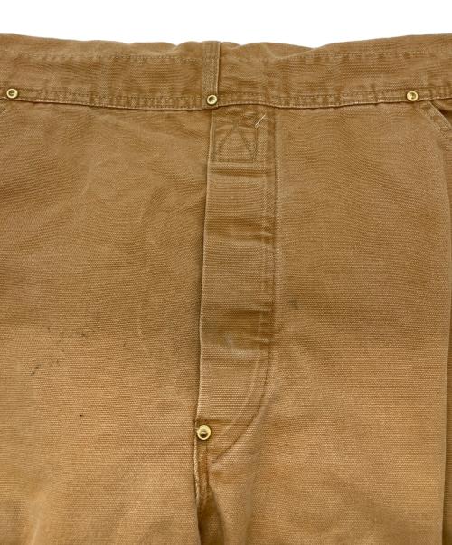 CarHartt（カーハート）CarHartt (カーハート) ダブルニーダックオーバーオール ベージュ サイズ:W38×L30の古着・服飾アイテム