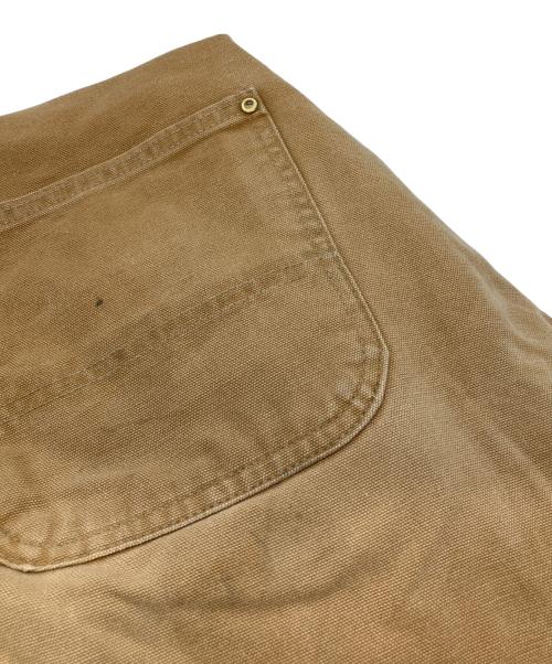 CarHartt（カーハート）CarHartt (カーハート) ダブルニーダックオーバーオール ベージュ サイズ:W38×L30の古着・服飾アイテム