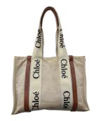 Chloeクロエ）の古着「ウッディスモールトートバッグ」｜ベージュ