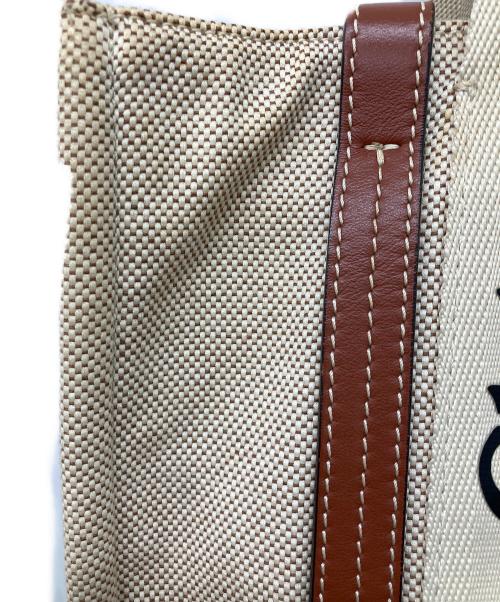 Chloe（クロエ）Chloe (クロエ) ウッディスモールトートバッグ ベージュの古着・服飾アイテム