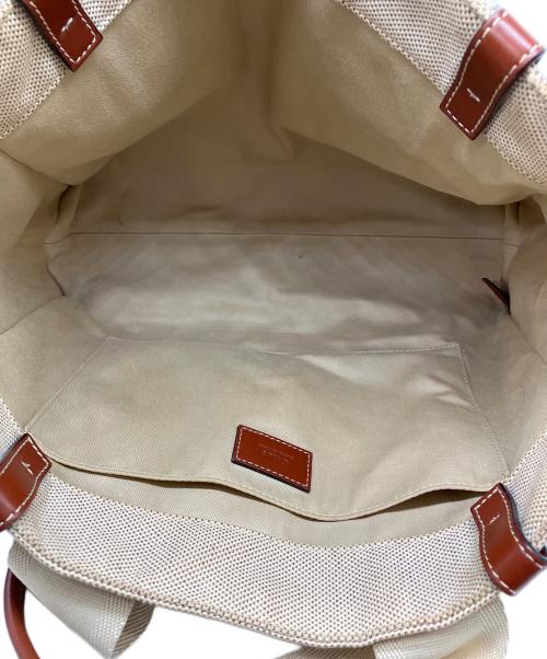 Chloe（クロエ）Chloe (クロエ) ウッディスモールトートバッグ ベージュの古着・服飾アイテム