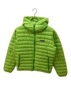 Patagoniaパタゴニア）の古着「ダウン・セーター・フルジップ・フーディ」｜グリーン