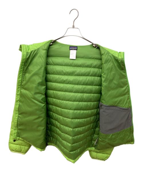 Patagonia（パタゴニア）Patagonia (パタゴニア) ダウン・セーター・フルジップ・フーディ グリーン サイズ:Sの古着・服飾アイテム