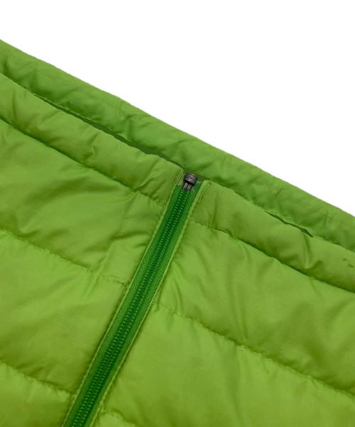 Patagonia（パタゴニア）Patagonia (パタゴニア) ダウン・セーター・フルジップ・フーディ グリーン サイズ:Sの古着・服飾アイテム