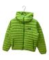 Patagonia（パタゴニア）の古着「ダウン・セーター・フルジップ・フーディ」｜グリーン