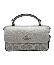 COACH（コーチ）の古着「ミニ ジョージー ショルダーバッグ」｜シルバー