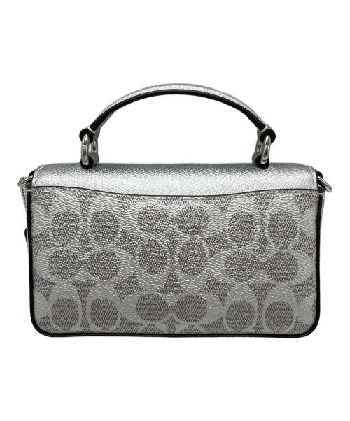 COACH（コーチ）COACH (コーチ) ミニ ジョージー ショルダーバッグ シルバーの古着・服飾アイテム
