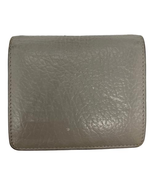 Maison Margiela（メゾンマルジェラ）Maison Margiela (メゾンマルジェラ) 4ステッチ 二つ折り ウォレット グレーの古着・服飾アイテム