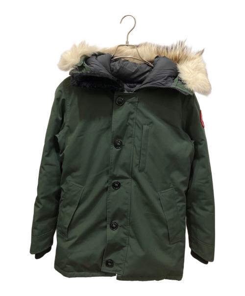 CANADA GOOSE（カナダグース）CANADA GOOSE (カナダグース) ジャスパー パーカ ダウンジャケット グリーン サイズ:Sの古着・服飾アイテム