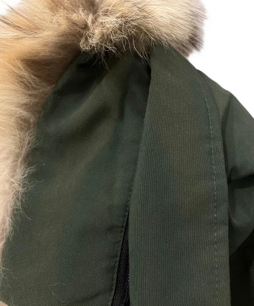 CANADA GOOSE（カナダグース）CANADA GOOSE (カナダグース) ジャスパー パーカ ダウンジャケット グリーン サイズ:Sの古着・服飾アイテム