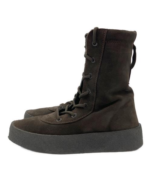 YEEZY SEASON4（イージーシーズン4）YEEZY SEASON4 (イージーシーズン4) CREPE BOOT OIL ブーツ ブラウン サイズ:44の古着・服飾アイテム
