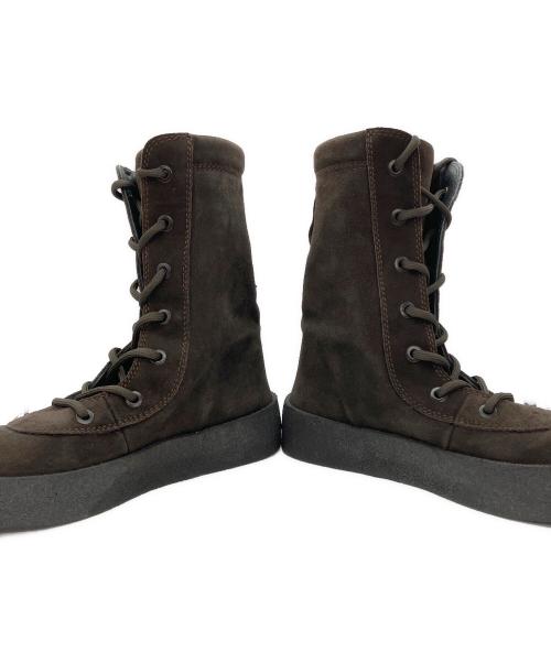 YEEZY SEASON4（イージーシーズン4）YEEZY SEASON4 (イージーシーズン4) CREPE BOOT OIL ブーツ ブラウン サイズ:44の古着・服飾アイテム