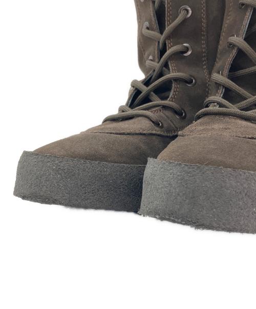 YEEZY SEASON4（イージーシーズン4）YEEZY SEASON4 (イージーシーズン4) CREPE BOOT OIL ブーツ ブラウン サイズ:44の古着・服飾アイテム
