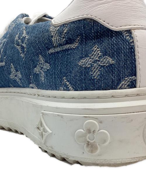 LOUIS VUITTON（ルイ ヴィトン）LOUIS VUITTON (ルイ ヴィトン) タイムアウトライン スニーカー インディゴ サイズ:37の古着・服飾アイテム