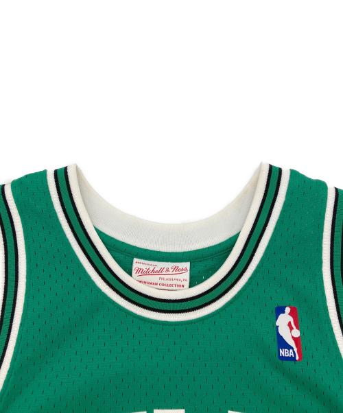 MITCHELL & NESS（ミッチェルアンドネス）MITCHELL & NESS (ミッチェルアンドネス) ゲームシャツ グリーン サイズ:Sの古着・服飾アイテム