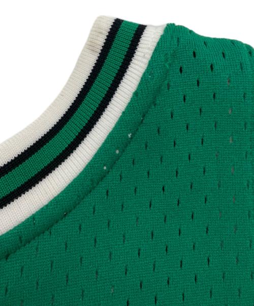 MITCHELL & NESS（ミッチェルアンドネス）MITCHELL & NESS (ミッチェルアンドネス) ゲームシャツ グリーン サイズ:Sの古着・服飾アイテム