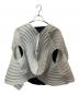 ISSEY MIYAKE (イッセイミヤケ) 22SS LINK RINGS 変形プリーツカットソー ホワイト×ネイビー サイズ:2：35000円
