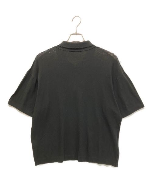 ISSEY MIYAKE（イッセイミヤケ）ISSEY MIYAKE (イッセイミヤケ) APOCポロシャツ ブラック サイズ:2の古着・服飾アイテム