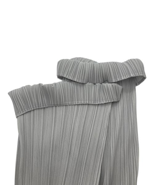 PLEATS PLEASE（プリーツプリーズ）PLEATS PLEASE (プリーツプリーズ) プリーツパンツ ブルーの古着・服飾アイテム