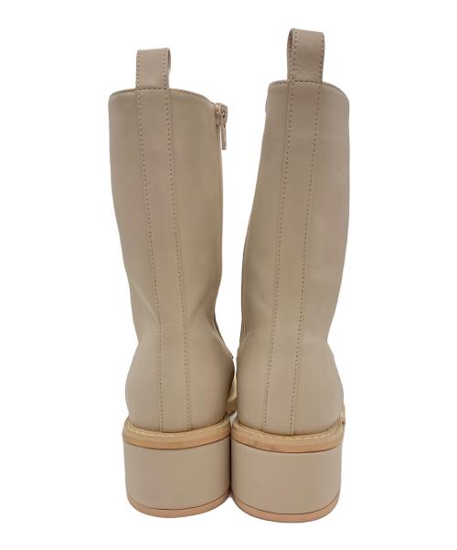 TSURU by MARIKO OIKAWA（ツルバイマリコオイカワ）TSURU by MARIKO OIKAWA (ツルバイマリコオイカワ) STILL ショートブーツ ベージュ サイズ:38の古着・服飾アイテム
