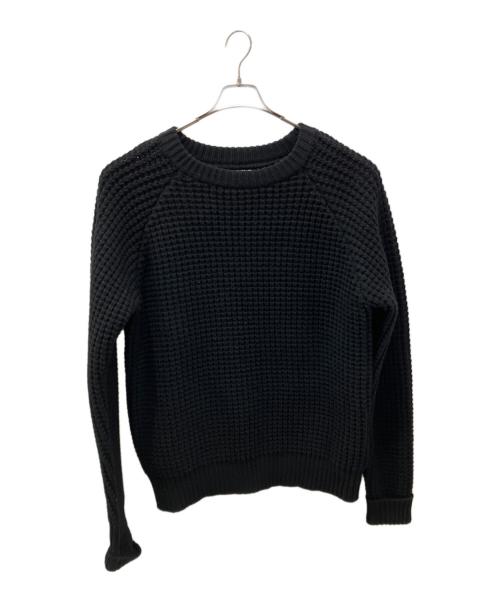 SUS SOUS（シュスー）SUS SOUS (シュスー) popcorn merino wool knit ブラック サイズ:5の古着・服飾アイテム