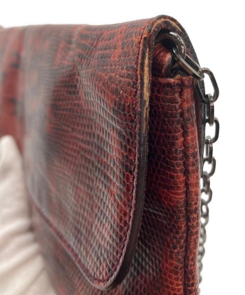 MIU MIU（ミュウミュウ）MIU MIU (ミュウミュウ) ショルダーバッグ レッドの古着・服飾アイテム